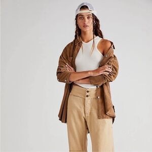 ✨NEW!✨Free People Baby Cord Buttondown